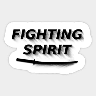 Fighting Spirit. Sticker